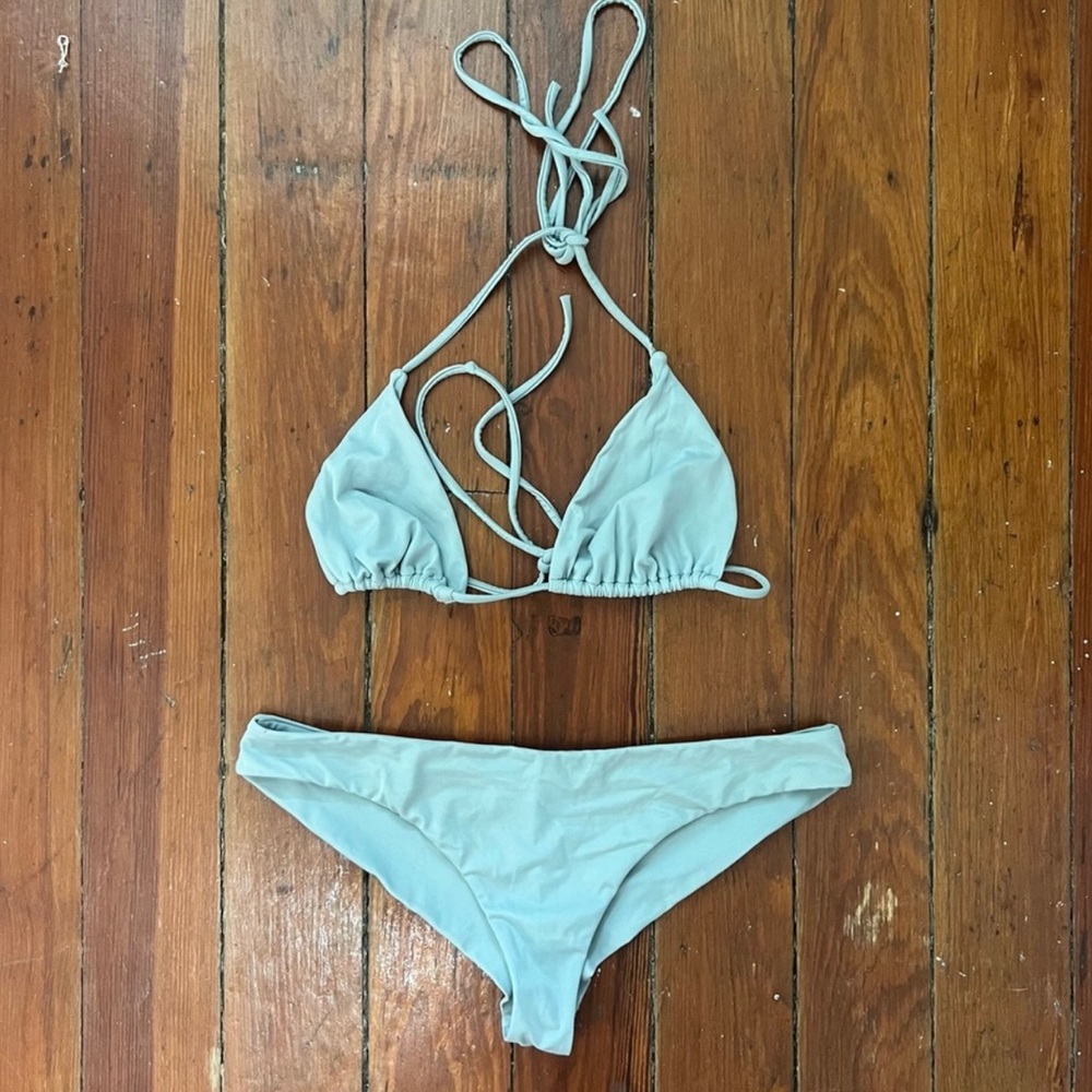 Light Blue Bikini Set